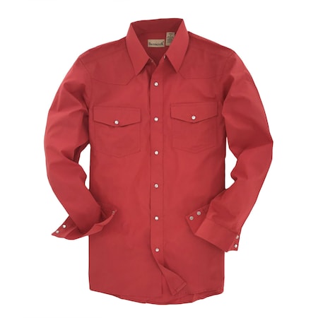 BACKPACKER Outback Western Shirt, Coral, Large BP-7052 Coral Large